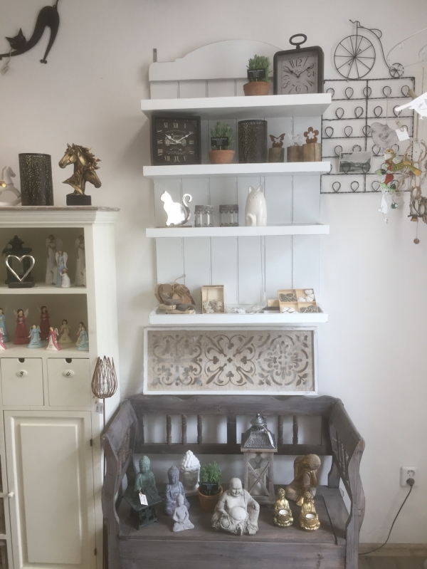 Police do kuchyně bílá 76x120x25cm - VYŘAZENO