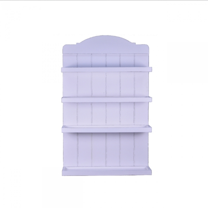 Police do kuchyně bílá 76x120x25cm - VYŘAZENO