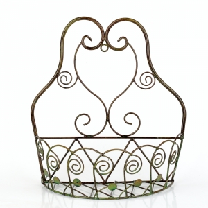 Polička na zeď na květiny 30x32cm