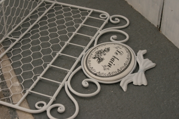 Polička s háčky do koupelny Le bain 35x11x42cm