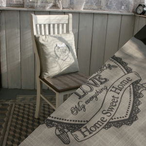 Polštář s výplní Home sweet home 40x40cm