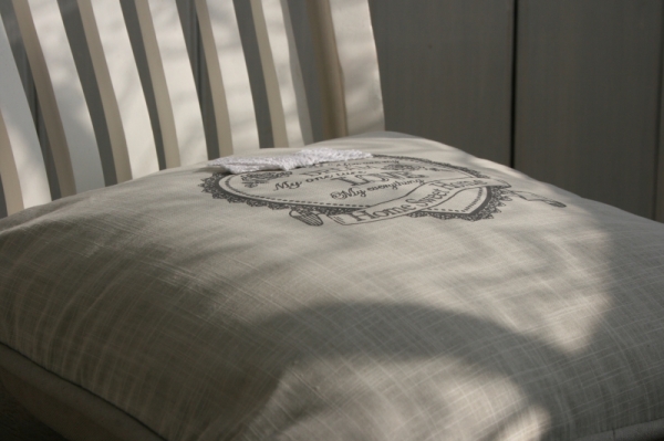 Polštář s výplní Home sweet home 40x40cm