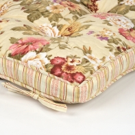 Polštářek na židli dvě růže 45x45cm