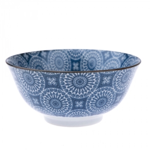 Porcelánová miska modrá s ornamenty