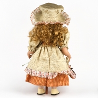 Porcelánová panenka 19 století 56cm