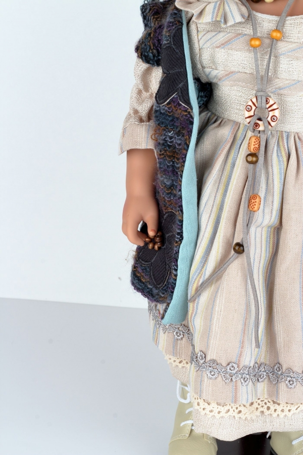 Porcelánová panenka 53cm vinyl