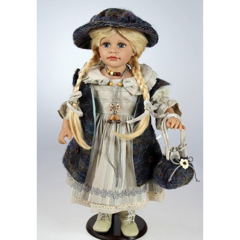 Porcelánová panenka 53cm vinyl