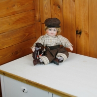 Porcelánová panenka chlapec 30cm