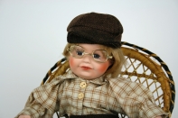 Porcelánová panenka chlapec 30cm