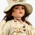 Porcelánová panenka Dalie 55cm
