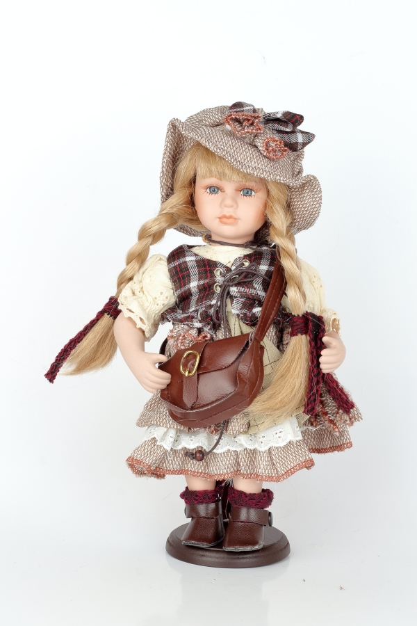 Porcelánová panenka Evelína 30cm