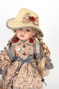 Porcelánová panenka Jasmína 40cm