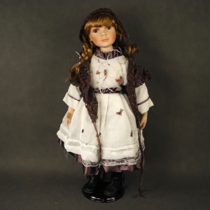 Porcelánová panenka s certifikátem - Ivona 70cm