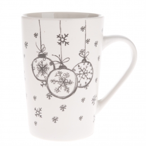 Porcelánový hrnek s vločkami 435ml