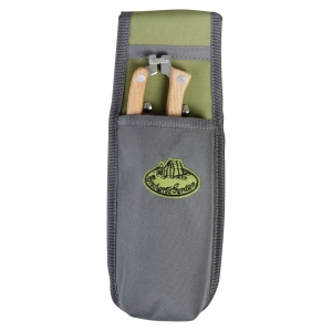 Pouzdro na nářadí na pásek 9,5 x 3,9 x 25,6 cm šedo-zelené