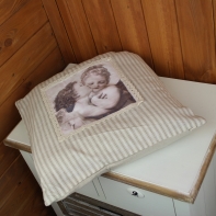 Povlak na polštář Andílci 40x40cm