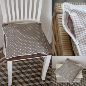 Povlak na polštář béžový 40x40cm