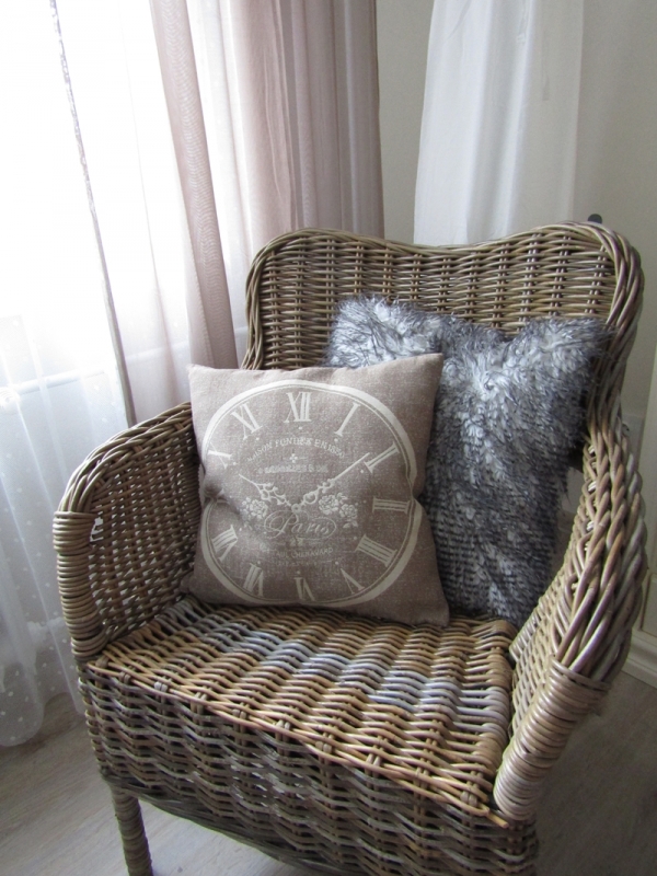 Povlak na polštář hodiny Paris tmavý 40x40cm