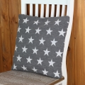 Povlak na polštář hvězdy šedý 40x40cm