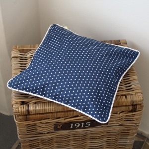 Povlak na polštář modrý 40x40cm