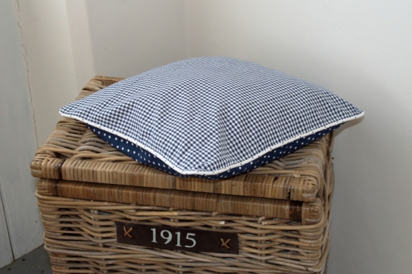 Povlak na polštář modrý 40x40cm