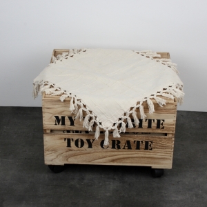 Povlak na polštář s třásněmi boho styl 45x45cm