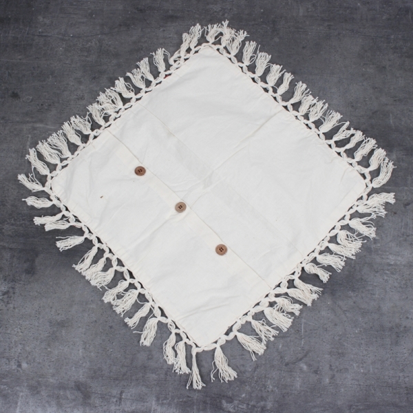 Povlak na polštář s třásněmi s vzorem