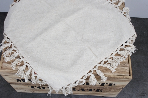 Povlak na polštář s třásněmi s vzorem