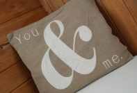 Povlak na polštář You AND Me 40x40cm