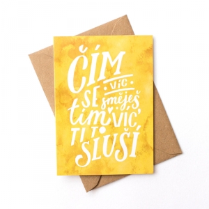 Přání k narozeninám Čím víc se směješ, tím víc Ti to sluší