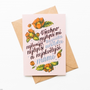 Přání k narozeninám Všechno nejlepší mé nejlevnější terapeutce, nejlepší učitelce a nejskvělejší mámě