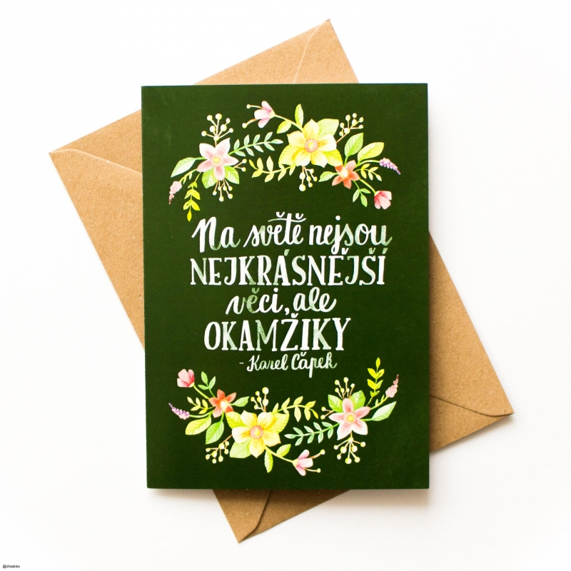 Přání Na světě nejsou nejkrásnější věci, ale okamžiky