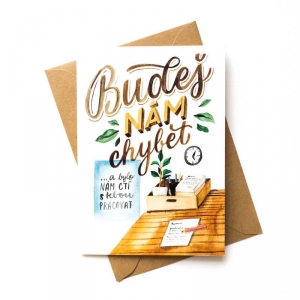 Přání pro kolegu Budeš nám chybět