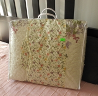 Přehoz na jednolůžko patchwork květinové 140x200cm