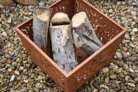 Přenosné ohniště 39x30x39 cm