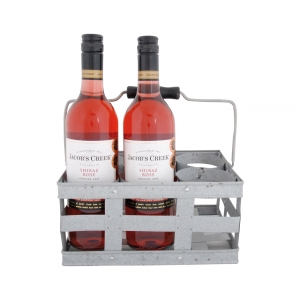 Přepravka na víno zinek