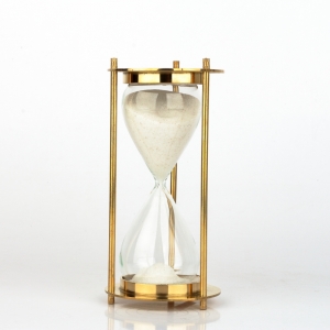 Přesýpací hodiny 5min mosazné 14cm