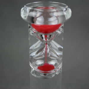 Přesýpací hodiny malé červené 15cm
