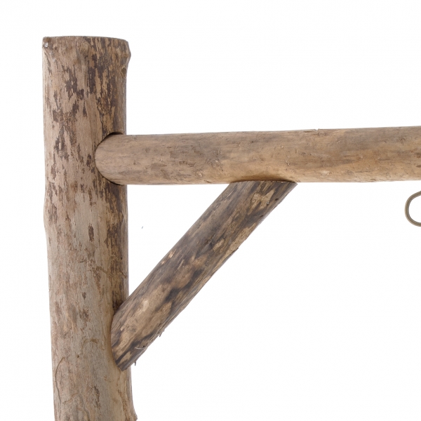 Přírodní konzole s háčkem