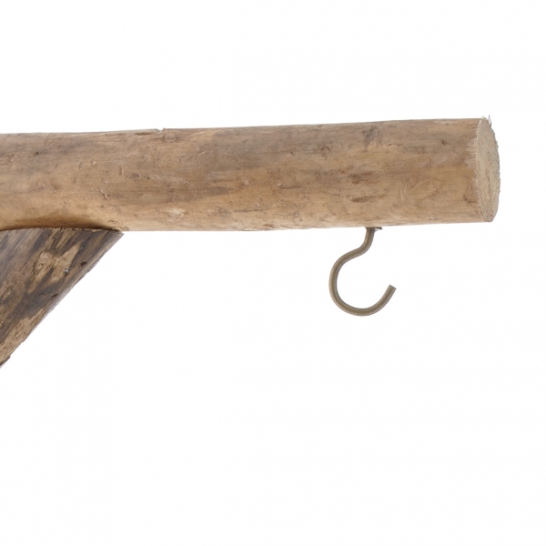 Přírodní konzole s háčkem