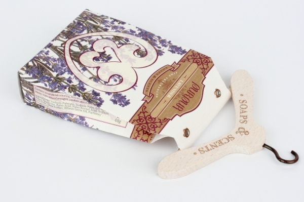 Přírodní mýdlo s bambuckým máslem Purpur Pannónia levandule 48g