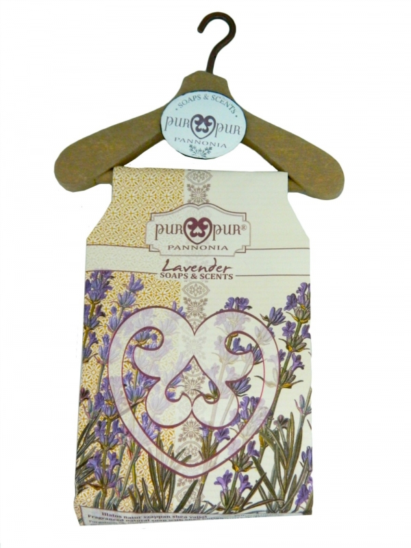 Přírodní mýdlo s bambuckým máslem Purpur Pannónia levandule 48g