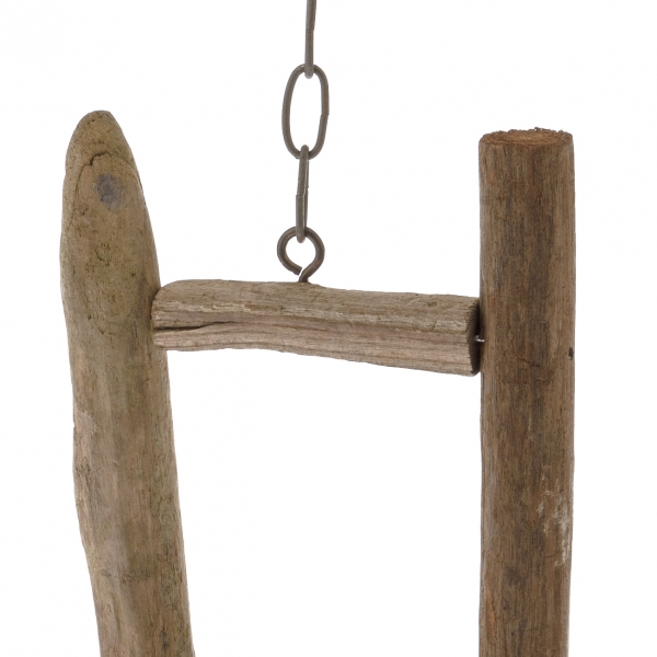 Přírodní svícen se sklem natur