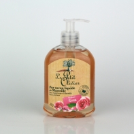 Přírodní tekuté mýdlo růže Le Petit Olivier 300ml