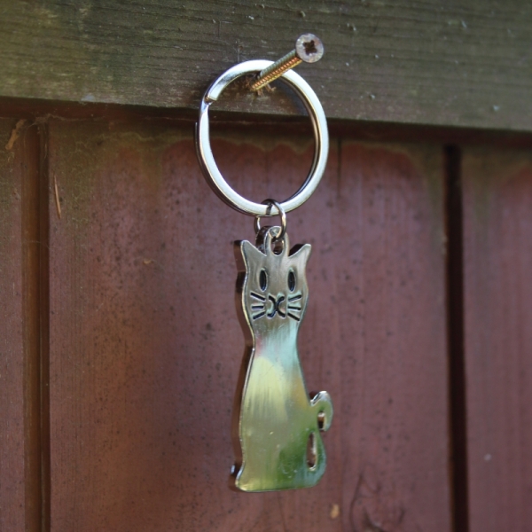 Přívěsek kočka na klíče