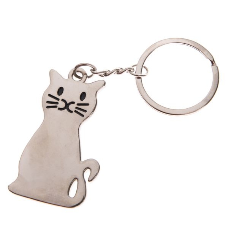 Přívěsek kočka na klíče