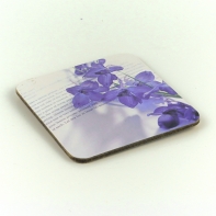 Prostírání korkové malé design moderní květiny 4 kusy