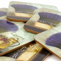 Prostírání pod šálek levandule 10x10cm 