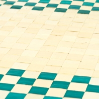 Prostírání přírodní - zelená kostka 40x30cm