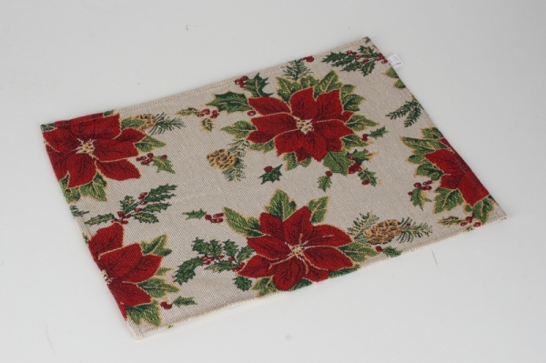 Prostírání s motivem vánoční hvězdy 33x48cm